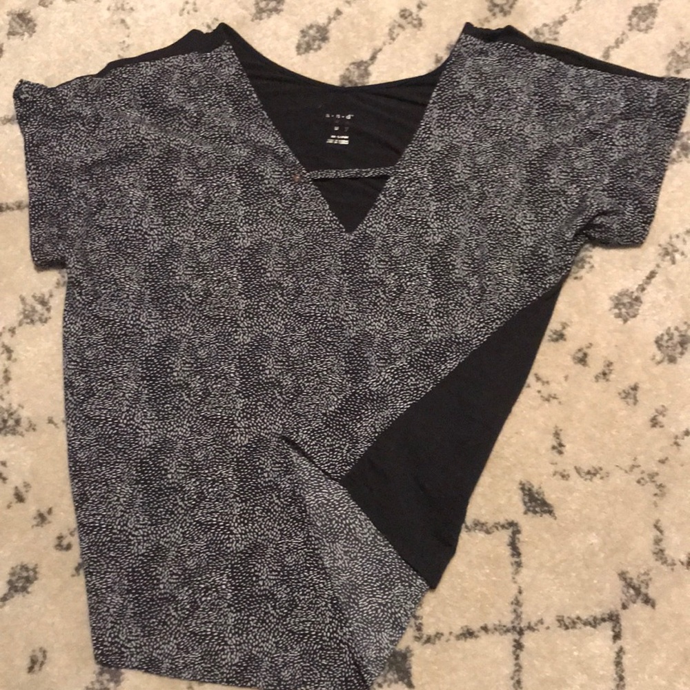 color block blouse